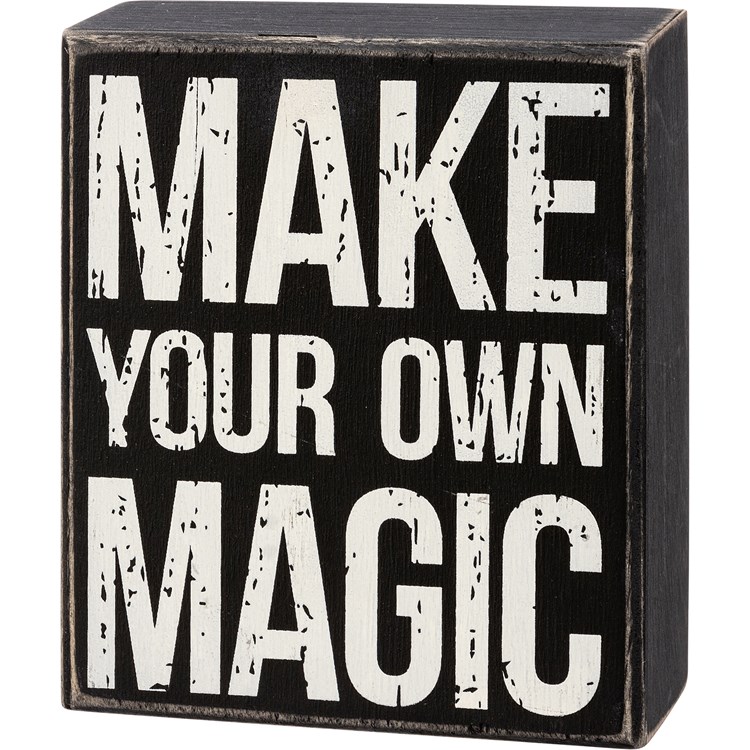 Make Your Own Magic Box Sign